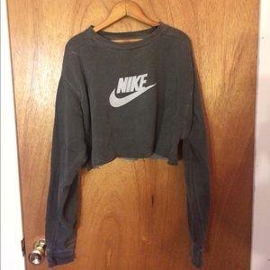Nike cropped sweater